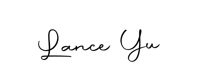 Also we have Lance Yu name is the best signature style. Create professional handwritten signature collection using Autography-DOLnW autograph style. Lance Yu signature style 10 images and pictures png