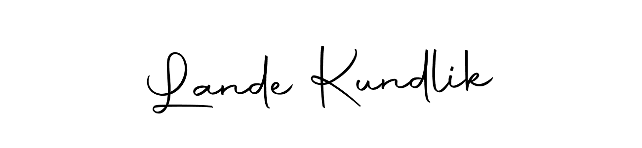 How to Draw Lande Kundlik signature style? Autography-DOLnW is a latest design signature styles for name Lande Kundlik. Lande Kundlik signature style 10 images and pictures png