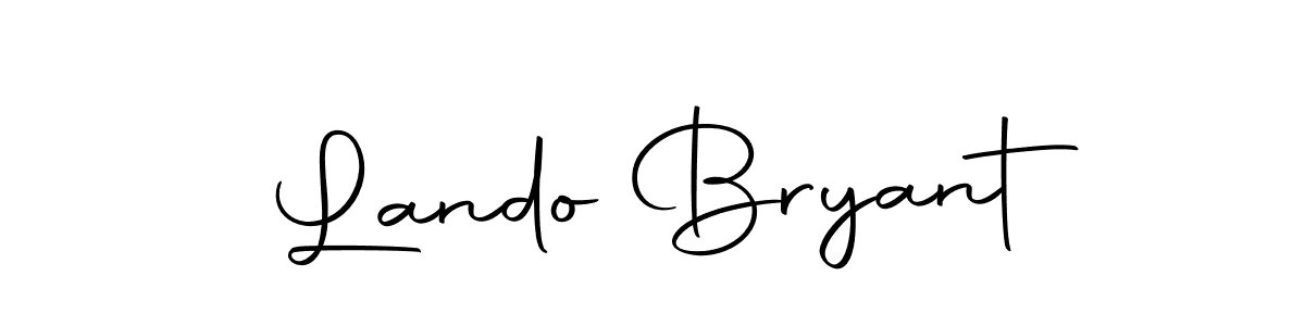 Make a short Lando Bryant signature style. Manage your documents anywhere anytime using Autography-DOLnW. Create and add eSignatures, submit forms, share and send files easily. Lando Bryant signature style 10 images and pictures png