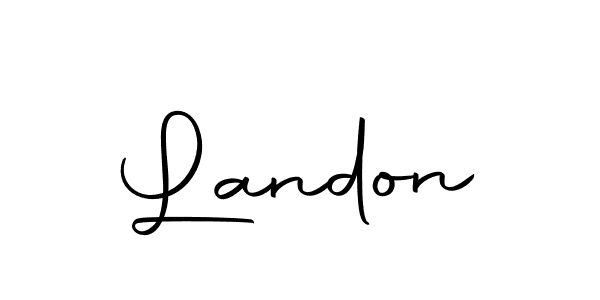 The best way (Autography-DOLnW) to make a short signature is to pick only two or three words in your name. The name Landon include a total of six letters. For converting this name. Landon signature style 10 images and pictures png