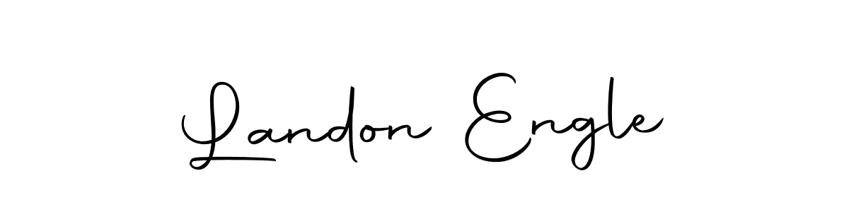 Create a beautiful signature design for name Landon Engle. With this signature (Autography-DOLnW) fonts, you can make a handwritten signature for free. Landon Engle signature style 10 images and pictures png