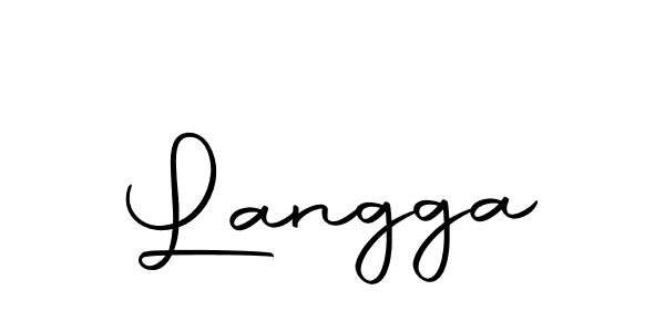 How to make Langga name signature. Use Autography-DOLnW style for creating short signs online. This is the latest handwritten sign. Langga signature style 10 images and pictures png