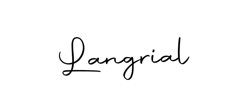 You can use this online signature creator to create a handwritten signature for the name Langrial. This is the best online autograph maker. Langrial signature style 10 images and pictures png