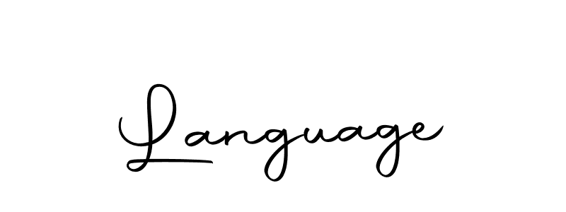 How to make Language signature? Autography-DOLnW is a professional autograph style. Create handwritten signature for Language name. Language signature style 10 images and pictures png