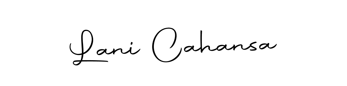 Also we have Lani Cahansa name is the best signature style. Create professional handwritten signature collection using Autography-DOLnW autograph style. Lani Cahansa signature style 10 images and pictures png