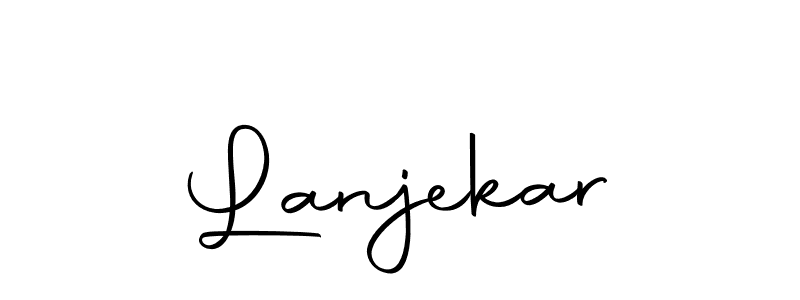 Autography-DOLnW is a professional signature style that is perfect for those who want to add a touch of class to their signature. It is also a great choice for those who want to make their signature more unique. Get Lanjekar name to fancy signature for free. Lanjekar signature style 10 images and pictures png
