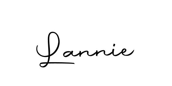 The best way (Autography-DOLnW) to make a short signature is to pick only two or three words in your name. The name Lannie include a total of six letters. For converting this name. Lannie signature style 10 images and pictures png