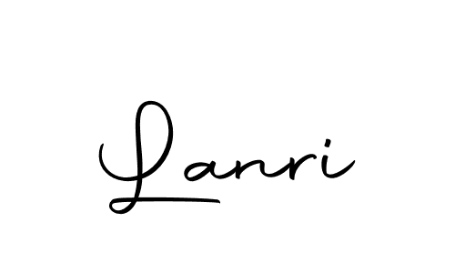 Lanri stylish signature style. Best Handwritten Sign (Autography-DOLnW) for my name. Handwritten Signature Collection Ideas for my name Lanri. Lanri signature style 10 images and pictures png