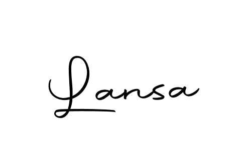 Make a beautiful signature design for name Lansa. With this signature (Autography-DOLnW) style, you can create a handwritten signature for free. Lansa signature style 10 images and pictures png