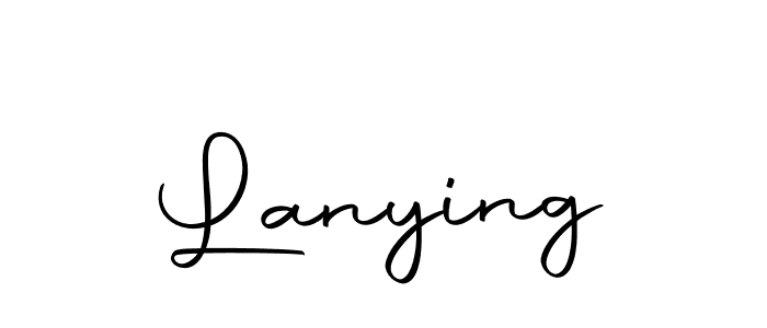 Create a beautiful signature design for name Lanying. With this signature (Autography-DOLnW) fonts, you can make a handwritten signature for free. Lanying signature style 10 images and pictures png