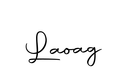 Make a beautiful signature design for name Laoag. With this signature (Autography-DOLnW) style, you can create a handwritten signature for free. Laoag signature style 10 images and pictures png