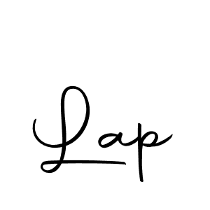 Lap stylish signature style. Best Handwritten Sign (Autography-DOLnW) for my name. Handwritten Signature Collection Ideas for my name Lap. Lap signature style 10 images and pictures png