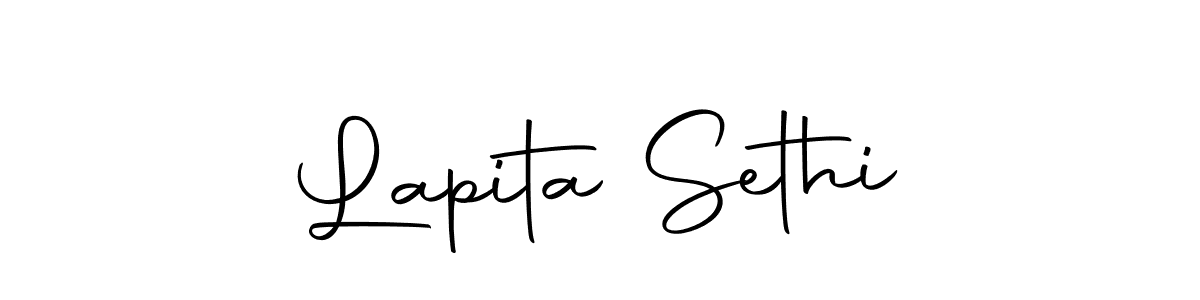 Also we have Lapita Sethi name is the best signature style. Create professional handwritten signature collection using Autography-DOLnW autograph style. Lapita Sethi signature style 10 images and pictures png