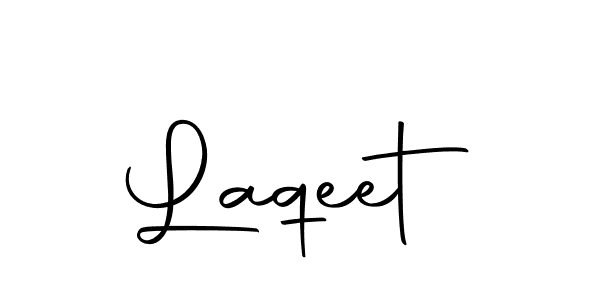 Design your own signature with our free online signature maker. With this signature software, you can create a handwritten (Autography-DOLnW) signature for name Laqeet. Laqeet signature style 10 images and pictures png