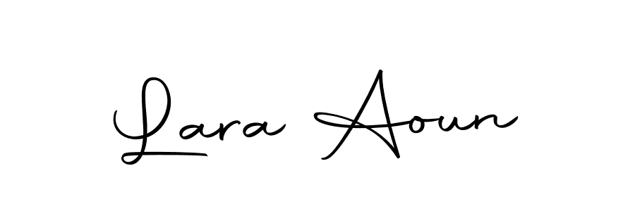 Make a beautiful signature design for name Lara Aoun. Use this online signature maker to create a handwritten signature for free. Lara Aoun signature style 10 images and pictures png