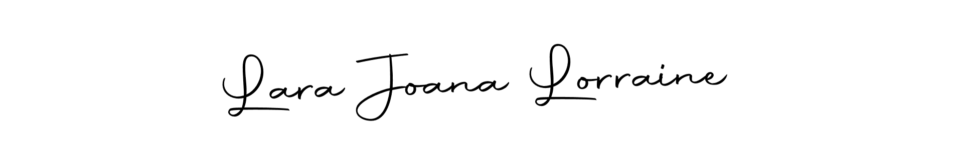 if you are searching for the best signature style for your name Lara Joana Lorraine. so please give up your signature search. here we have designed multiple signature styles  using Autography-DOLnW. Lara Joana Lorraine signature style 10 images and pictures png