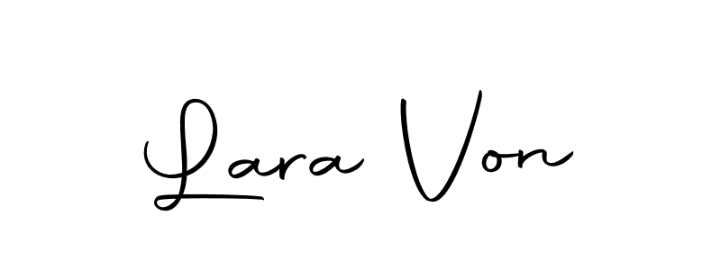 It looks lik you need a new signature style for name Lara Von. Design unique handwritten (Autography-DOLnW) signature with our free signature maker in just a few clicks. Lara Von signature style 10 images and pictures png