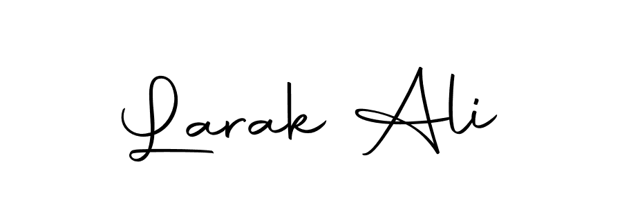 You should practise on your own different ways (Autography-DOLnW) to write your name (Larak Ali) in signature. don't let someone else do it for you. Larak Ali signature style 10 images and pictures png