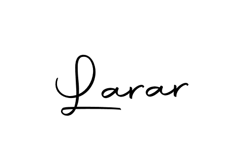 Make a beautiful signature design for name Larar. With this signature (Autography-DOLnW) style, you can create a handwritten signature for free. Larar signature style 10 images and pictures png