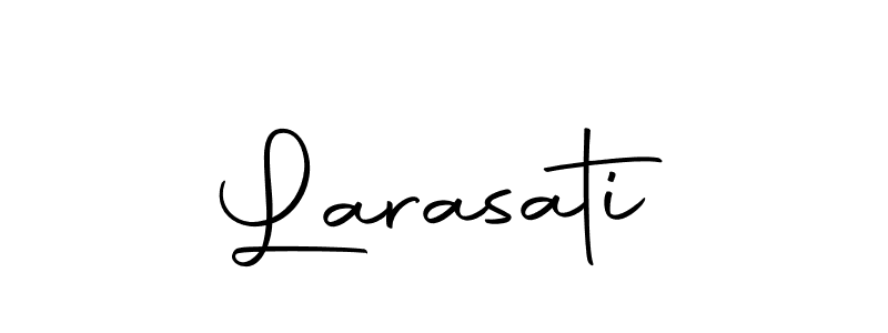 Make a beautiful signature design for name Larasati. With this signature (Autography-DOLnW) style, you can create a handwritten signature for free. Larasati signature style 10 images and pictures png