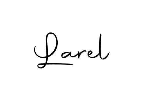 Make a beautiful signature design for name Larel. With this signature (Autography-DOLnW) style, you can create a handwritten signature for free. Larel signature style 10 images and pictures png