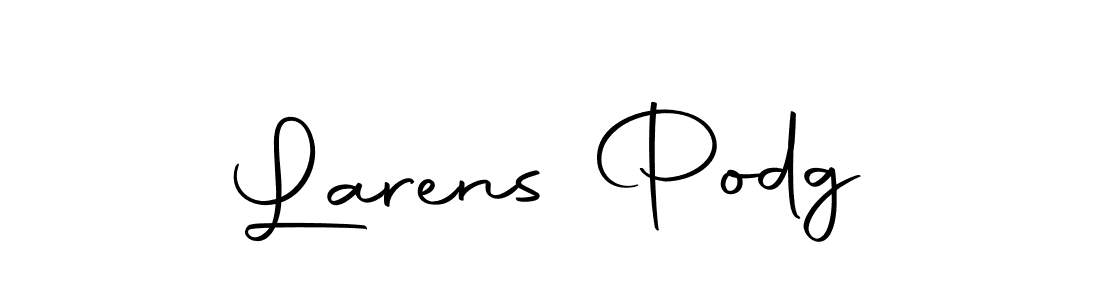 This is the best signature style for the Larens Podg name. Also you like these signature font (Autography-DOLnW). Mix name signature. Larens Podg signature style 10 images and pictures png