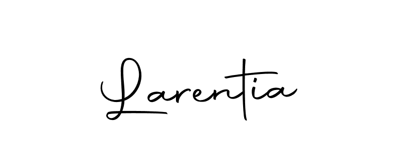 You should practise on your own different ways (Autography-DOLnW) to write your name (Larentia) in signature. don't let someone else do it for you. Larentia signature style 10 images and pictures png