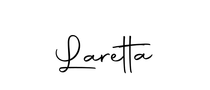 Similarly Autography-DOLnW is the best handwritten signature design. Signature creator online .You can use it as an online autograph creator for name Laretta. Laretta signature style 10 images and pictures png