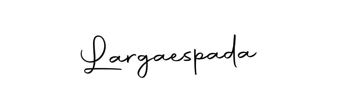 if you are searching for the best signature style for your name Largaespada. so please give up your signature search. here we have designed multiple signature styles  using Autography-DOLnW. Largaespada signature style 10 images and pictures png