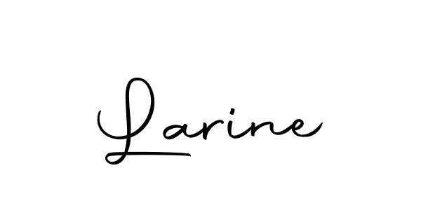 Larine stylish signature style. Best Handwritten Sign (Autography-DOLnW) for my name. Handwritten Signature Collection Ideas for my name Larine. Larine signature style 10 images and pictures png