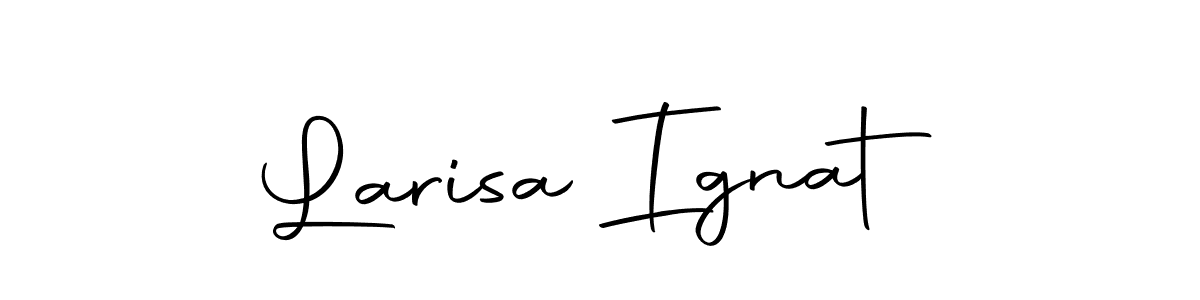 Make a beautiful signature design for name Larisa Ignat. Use this online signature maker to create a handwritten signature for free. Larisa Ignat signature style 10 images and pictures png
