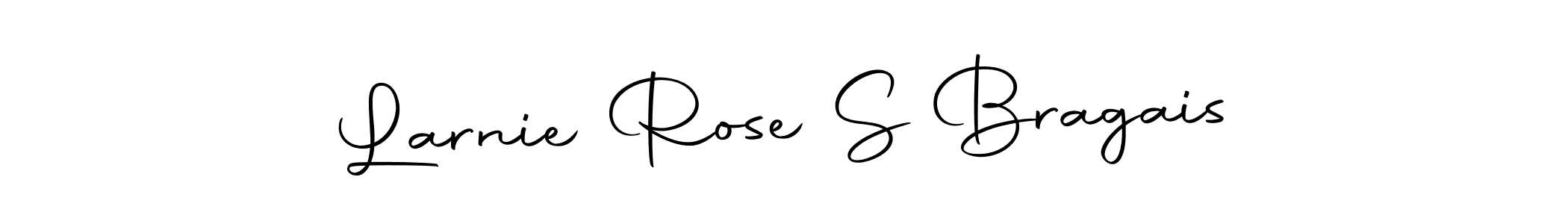 How to make Larnie Rose S Bragais name signature. Use Autography-DOLnW style for creating short signs online. This is the latest handwritten sign. Larnie Rose S Bragais signature style 10 images and pictures png