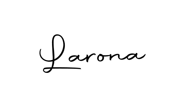Larona stylish signature style. Best Handwritten Sign (Autography-DOLnW) for my name. Handwritten Signature Collection Ideas for my name Larona. Larona signature style 10 images and pictures png