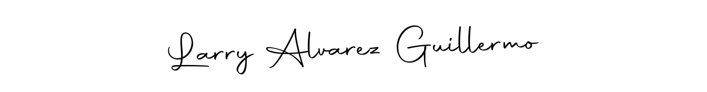 Larry Alvarez Guillermo stylish signature style. Best Handwritten Sign (Autography-DOLnW) for my name. Handwritten Signature Collection Ideas for my name Larry Alvarez Guillermo. Larry Alvarez Guillermo signature style 10 images and pictures png