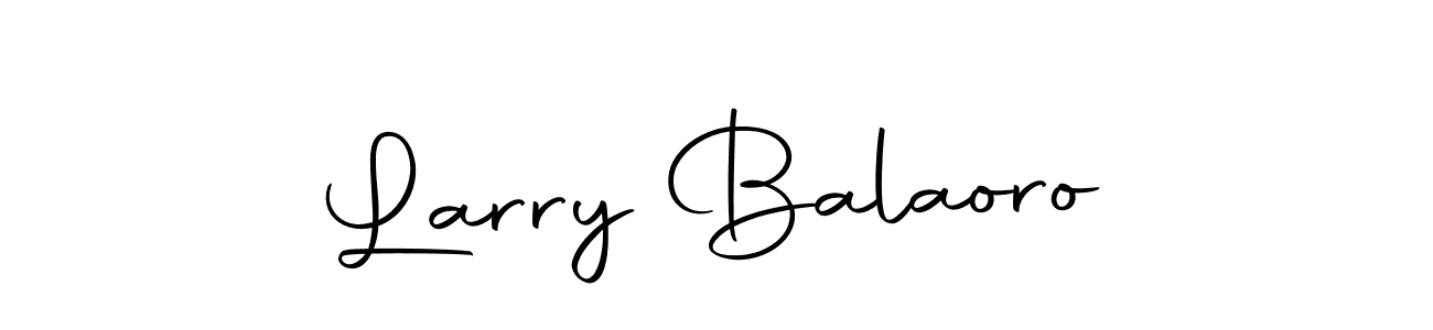 Create a beautiful signature design for name Larry Balaoro. With this signature (Autography-DOLnW) fonts, you can make a handwritten signature for free. Larry Balaoro signature style 10 images and pictures png