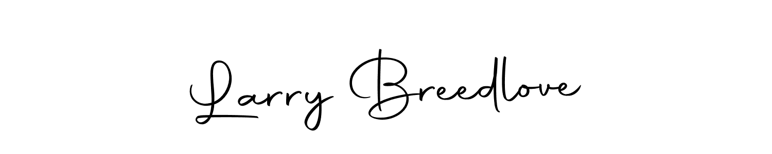 Make a beautiful signature design for name Larry Breedlove. With this signature (Autography-DOLnW) style, you can create a handwritten signature for free. Larry Breedlove signature style 10 images and pictures png