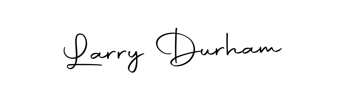 Autography-DOLnW is a professional signature style that is perfect for those who want to add a touch of class to their signature. It is also a great choice for those who want to make their signature more unique. Get Larry Durham name to fancy signature for free. Larry Durham signature style 10 images and pictures png