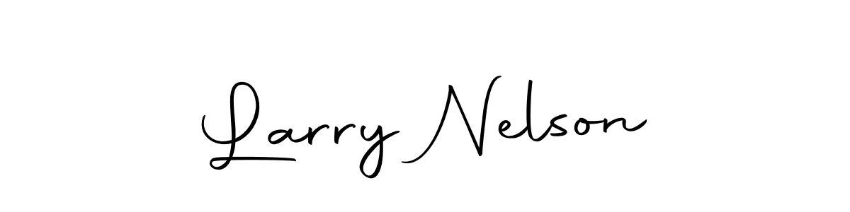 Create a beautiful signature design for name Larry Nelson. With this signature (Autography-DOLnW) fonts, you can make a handwritten signature for free. Larry Nelson signature style 10 images and pictures png