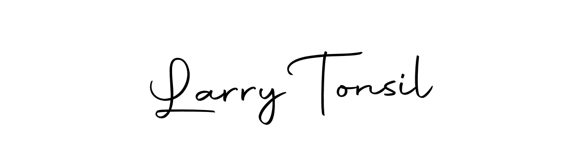 You should practise on your own different ways (Autography-DOLnW) to write your name (Larry Tonsil) in signature. don't let someone else do it for you. Larry Tonsil signature style 10 images and pictures png