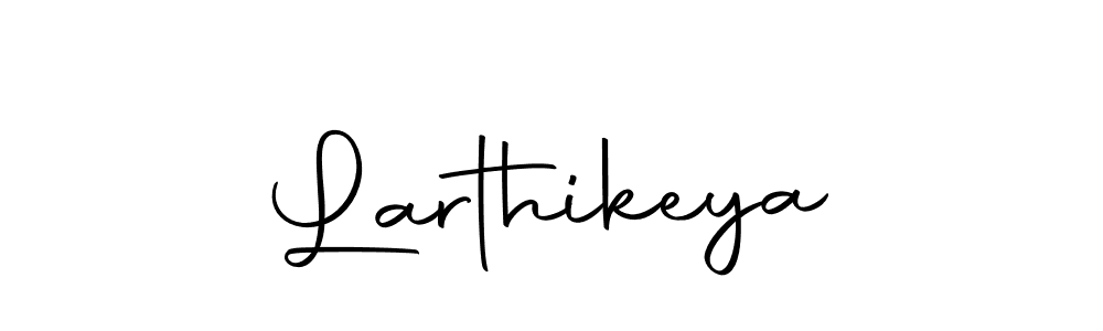 Design your own signature with our free online signature maker. With this signature software, you can create a handwritten (Autography-DOLnW) signature for name Larthikeya. Larthikeya signature style 10 images and pictures png