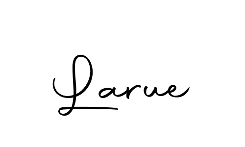 You should practise on your own different ways (Autography-DOLnW) to write your name (Larue) in signature. don't let someone else do it for you. Larue signature style 10 images and pictures png