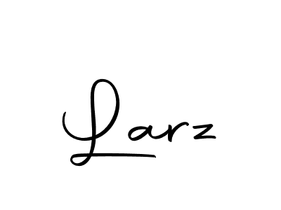 Use a signature maker to create a handwritten signature online. With this signature software, you can design (Autography-DOLnW) your own signature for name Larz. Larz signature style 10 images and pictures png