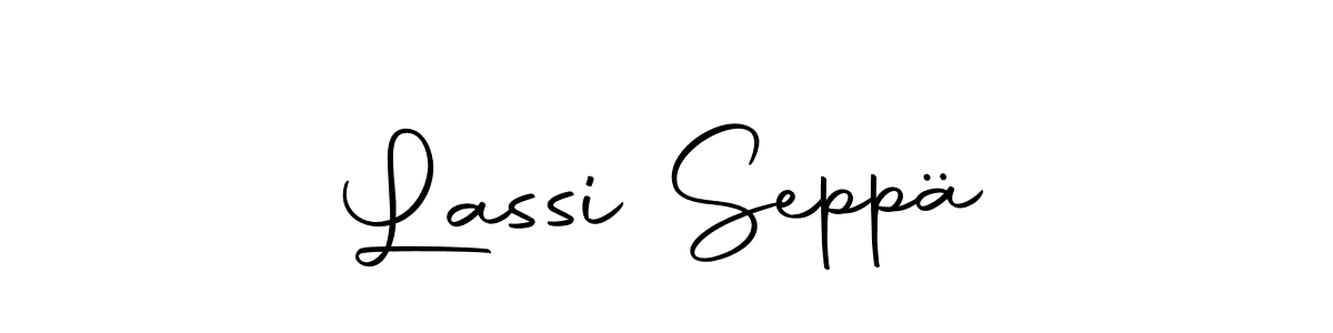 Design your own signature with our free online signature maker. With this signature software, you can create a handwritten (Autography-DOLnW) signature for name Lassi Seppä. Lassi Seppä signature style 10 images and pictures png