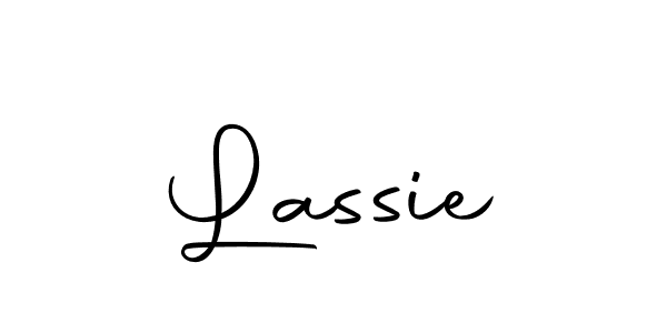 Use a signature maker to create a handwritten signature online. With this signature software, you can design (Autography-DOLnW) your own signature for name Lassie. Lassie signature style 10 images and pictures png