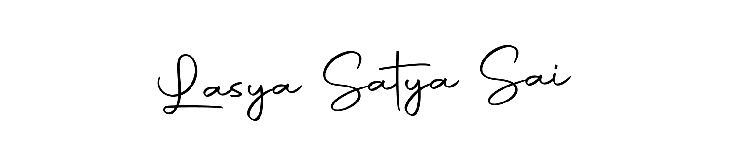This is the best signature style for the Lasya Satya Sai name. Also you like these signature font (Autography-DOLnW). Mix name signature. Lasya Satya Sai signature style 10 images and pictures png
