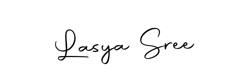if you are searching for the best signature style for your name Lasya Sree. so please give up your signature search. here we have designed multiple signature styles  using Autography-DOLnW. Lasya Sree signature style 10 images and pictures png