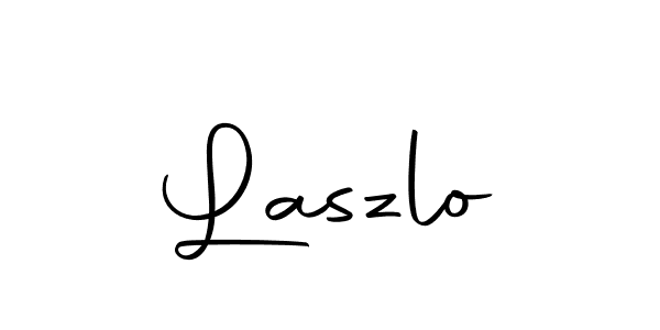 Design your own signature with our free online signature maker. With this signature software, you can create a handwritten (Autography-DOLnW) signature for name Laszlo. Laszlo signature style 10 images and pictures png