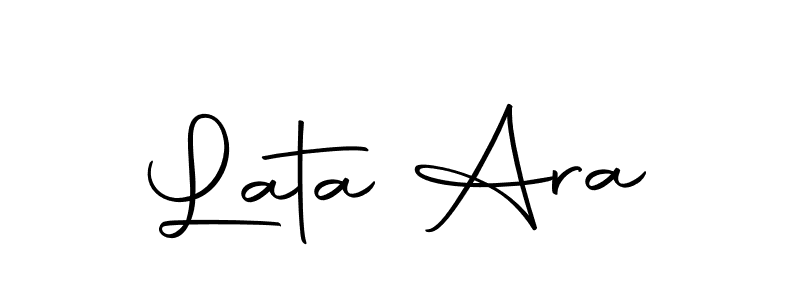 Use a signature maker to create a handwritten signature online. With this signature software, you can design (Autography-DOLnW) your own signature for name Lata Ara. Lata Ara signature style 10 images and pictures png