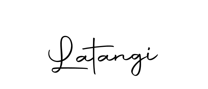 Make a beautiful signature design for name Latangi. With this signature (Autography-DOLnW) style, you can create a handwritten signature for free. Latangi signature style 10 images and pictures png
