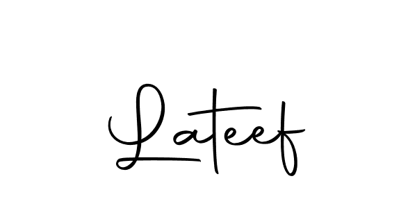 Make a beautiful signature design for name Lateef. With this signature (Autography-DOLnW) style, you can create a handwritten signature for free. Lateef signature style 10 images and pictures png